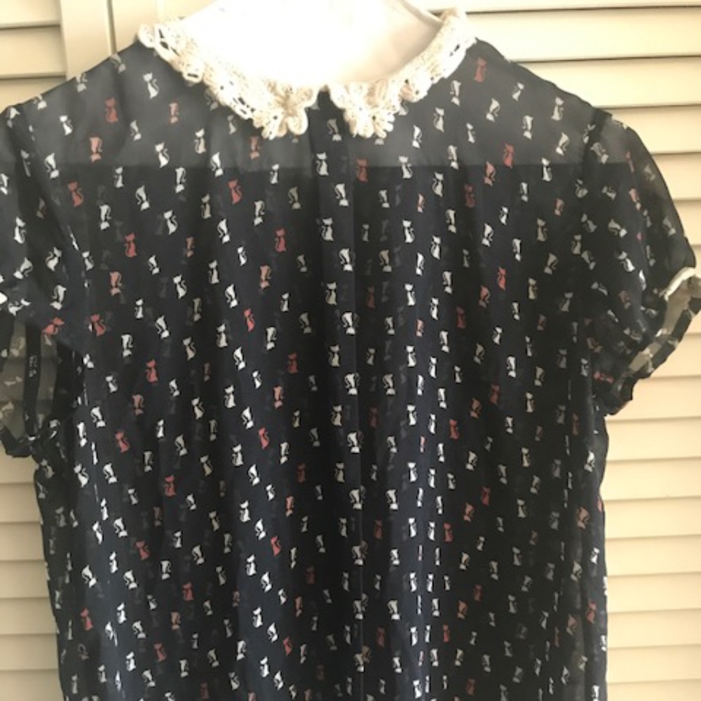 Zara Chiffon Blouse
